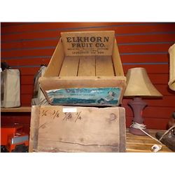 VINTAGE WOOD BOXES - 2 TTL