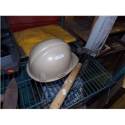 HARD HAT & SLEDGE HAMMER - FROM GERMANY