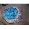 Image 1 : LOT OF BRAIDED BLUE ROPE