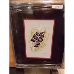 FRAMED RCHARD SHORTY PRINT - RISING UP FROM THE ASHES