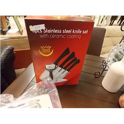 NEW STAINLESS STEEL KNIFE SET - 6 PC - GERMANY