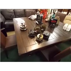 MAHOGANY DINING TABLE - NO LEGS