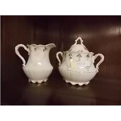 CHINA CREAM & SUGAR