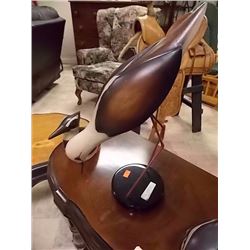 LIMITED EDITION  HAND PAINTED & CARVED BIRDS FEATHERS - BLACK WING SPLIT