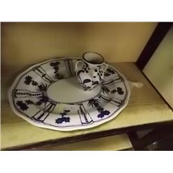 DELFT BLUE STYLE COLLECTABLES - 2 PC