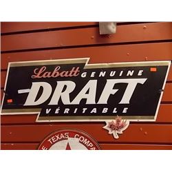 BREWERS MEMORABILIA - LABATT'S GENUINE DRAFT - METAL