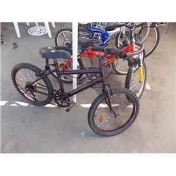 BIKE - CHILD'S 5 SPEED BIKE - PURPLE