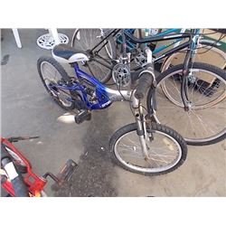 BIKE - CHILD'S SPORTEX 5 SPEED BIKE - BLUE/SILVER