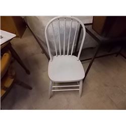 VINTAGE OLD COUNTRY DINING CHAIR - WHITE