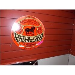 MEMORABILIA - METAL SIGN - BLACK BEAUTY SHOE POLISH