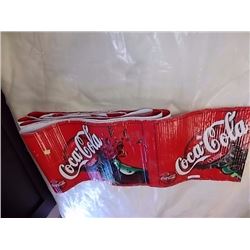 MEMORABILIA - CARDBOARD BANNER - COCA COLA