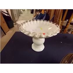 VINTAGE FENTON PEDESTAL CANDY DISH