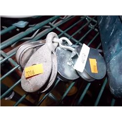 STAINLESS STEEL PULLIES - 4 TTL