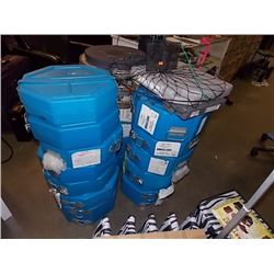 LARGE LOT OF MOVIE REELS IN CASES - ALL ONE MONEY