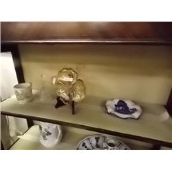 SHELF OF COLLECTABLES