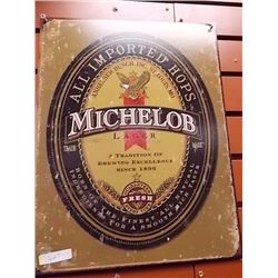 BREWER'S MEMORABILIA - METAL SIGN - MICHELOB