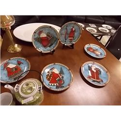 COLLECTORS PLATES - FRANKLIN MINT - 6 TTL