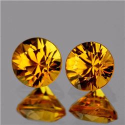Natural Yellow Sapphire Pair 4.50 MM - VVS