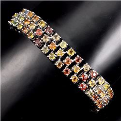 Natural Fancy Sapphire 142 Carats Bracelet