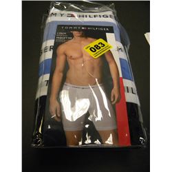 3 TOMMY HILLFIGER BOXER BRIEFS SIZE LARGE
