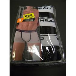 3 HEAD STRETCH BOXER BRIEFS SIZE MEDIUM