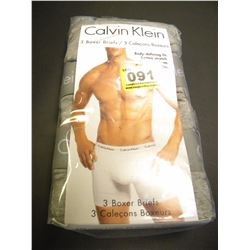 3 CALVIN KLEIN BOXER BRIEFS SIZE MEDIUM