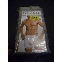 3 CALVIN KLEIN BOXER BRIEFS SIZE LARGE