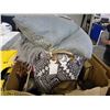 Image 1 : BOX OF MISC BAGS/PILLOW/ETC