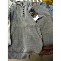 2 GREY HOODIES SIZE MEDIUM/LARGE