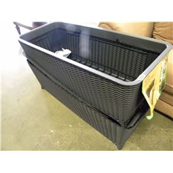 2 EASY GROW FLOWER BED BASKETS