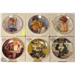 COLLECTION OF 6 FINE CHINA COLLECTOR PLATES