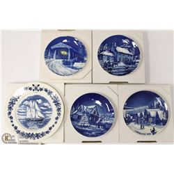 COLLECTION OF 5 LIMITED EDITION COLLECTOR PLATES
