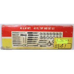 40 PC TAP AND DIE SET
