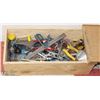 Image 1 : ESTATE WOOD BOX FULL OF TOOLS