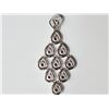 Image 2 : #1-STERLING SILVER RUBY CRYSTAL PENDANT