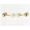 Image 1 : #2-10KT YELLOW GOLD FRESHWATER PEARL REVERSIBLE