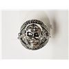 Image 1 : #9-STERLING SILVER SKULL MEN'S RING