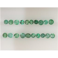 #11-GENUINE LOOSE EMERALD(2CT)GEMSTONES