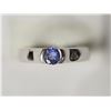 Image 1 : #39-STERLING SILVER TANZANITE(0.30CT)SOLITAIRE