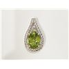 Image 1 : #43-STERLING SILVER PERIDOT(1.30CT)&
