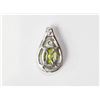 Image 2 : #43-STERLING SILVER PERIDOT(1.30CT)&