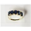 Image 2 : #44-10KT YELLOW GOLD SAPPHIRE(3.02CT)RING
