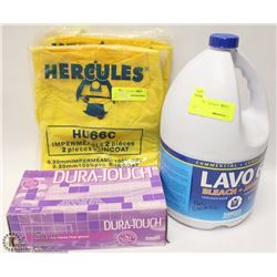 5L JUG OF BLEACH SOLD WITH CASE OF POWDERED VINYL