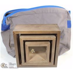 VINTAGE AGT PHONE BAG W/ BOX SHELVES