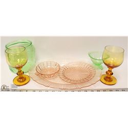ESTATE BOX OF GLASSWARE