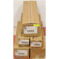 LOT OF 5 BOXES OF PLASTIC PIPE DEVICES