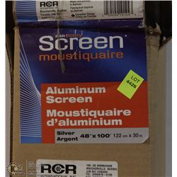 ALUMINUM SCREEN 48" X 100'