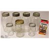 Image 1 : LOT OF CANNING JARS
