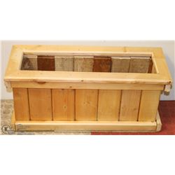 FULLY CEDAR STAINED PLANTER BOX