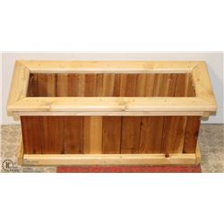 FULLY CEDAR STAINED PLANTER BOX